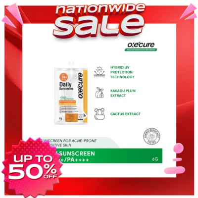 OXECURE Daily Sunscreen SPF50+/PA++++ 6g