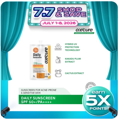 OXECURE - Daily Sunscreen SPF50+/PA++++ 6g