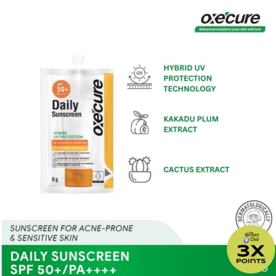 OXECURE Daily Sunscreen SPF50+/PA++++ 6g