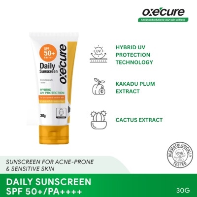 OXECURE Daily Sunscreen Hybrid UV Protection SP50+ PA++++ 30g