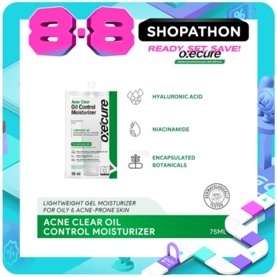 OXECURE - Oxecure Acne Clear Oil Control Moisturizer 10Ml image