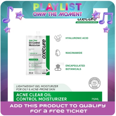 OXECURE - Oxecure Acne Clear Oil Control Moisturizer 10Ml