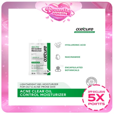 OXECURE - Oxecure Acne Clear Oil Control Moisturizer 10Ml