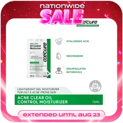 OXECURE - Oxecure Acne Clear Oil Control Moisturizer 10Ml image