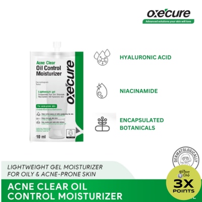 OXECURE Oxecure Acne Clear Oil Control Moisturizer 10Ml