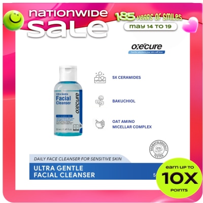 OXECURE - OXECURE Ultra Gentle Facial Cleanser 50ml