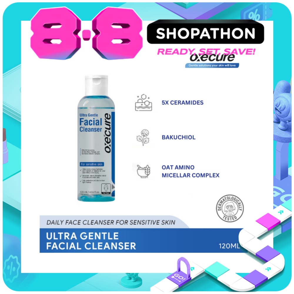 OXECURE Ultra Gentle Facial Cleanser 120ml image
