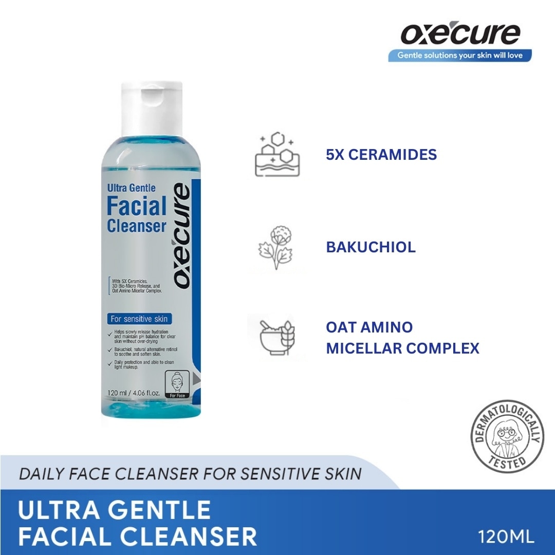 OXECURE Ultra Gentle Facial Cleanser 120ml