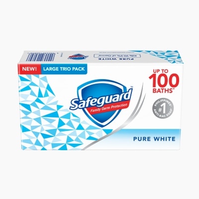 SAFEGUARD SAFEGUARD Pure White Tripid Bar Soap 115g