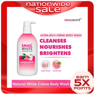 SNAILWHITE SNAILWHITE Crème Body Wash Natural White 500mL