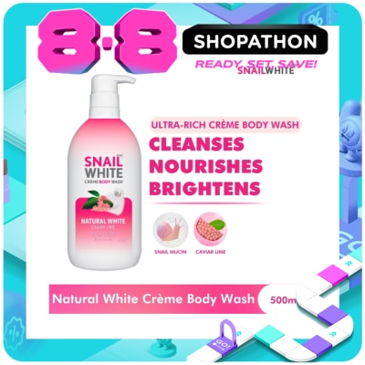 SNAILWHITE - SNAILWHITE Crème Body Wash Natural White 500mL image