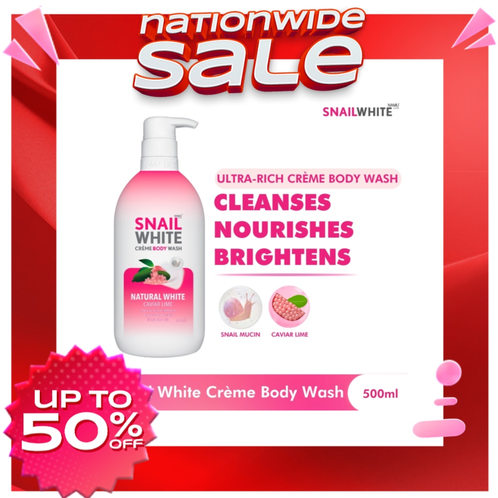 SNAILWHITE Crème Body Wash Natural White 500mL