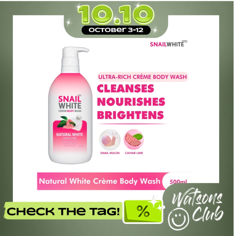 SNAILWHITE Crème Body Wash Natural White 500mL image