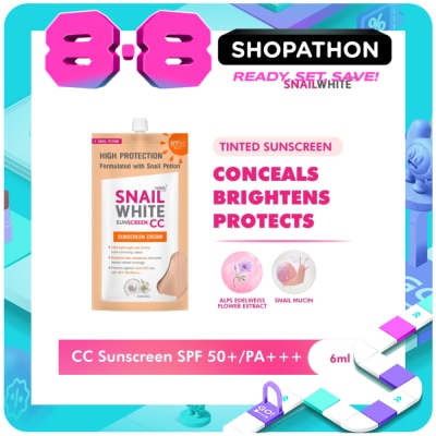 SNAILWHITE - CC SUNSCREEN SPF 50+ PA+++ 6ml image