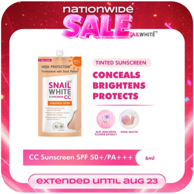 SNAILWHITE - CC SUNSCREEN SPF 50+ PA+++ 6ml image