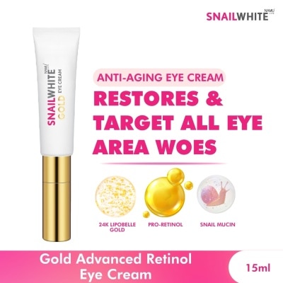 SNAILWHITE Gold Advanced Retionol Eye Ccream 15ml