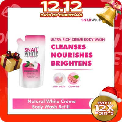 SNAILWHITE Creme Body Wash Natural White Refill 400mL