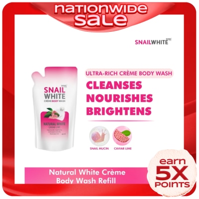 SNAILWHITE Creme Body Wash Natural White Refill 400mL