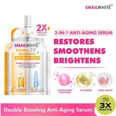 SNAILWHITE Double Boosting Anti-Aging Serum 4ml + 4ml