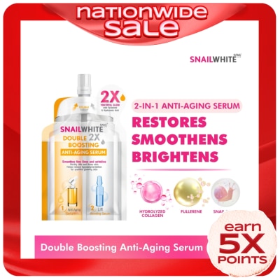 SNAILWHITE Double Boosting Anti-Aging Serum 4ml + 4ml