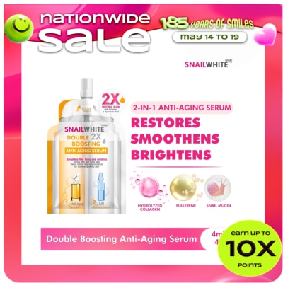 SNAILWHITE - Double Boosting Anti-Aging Serum 4ml + 4ml