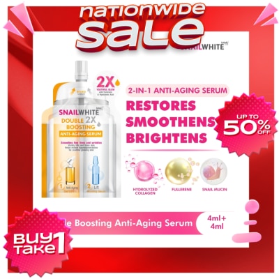 SNAILWHITE Double Boosting Anti-Aging Serum 4ml + 4ml