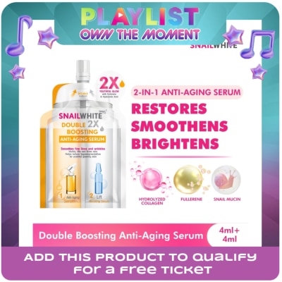 SNAILWHITE - Double Boosting Anti-Aging Serum 4ml + 4ml