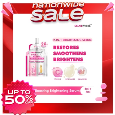 SNAILWHITE Double Boosting Brightening Serum 4ml + 4ml
