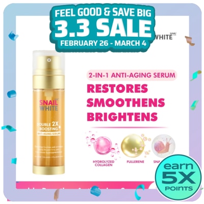 SNAILWHITE SNAILWHITE Double Boosting Anti-Aging Serum 40ml + 40ml