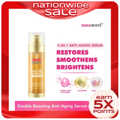 SNAILWHITE SNAILWHITE Double Boosting Anti-Aging Serum 40ml + 40ml