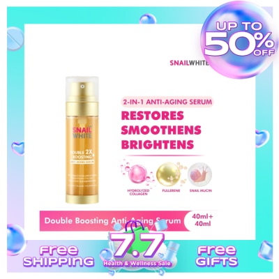 SNAILWHITE SNAILWHITE Double Boosting Anti-Aging Serum 40ml + 40ml