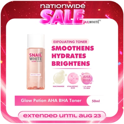 SNAILWHITE - SNAILWHITE Glow Potion AHA-BHA Toner 50ml image