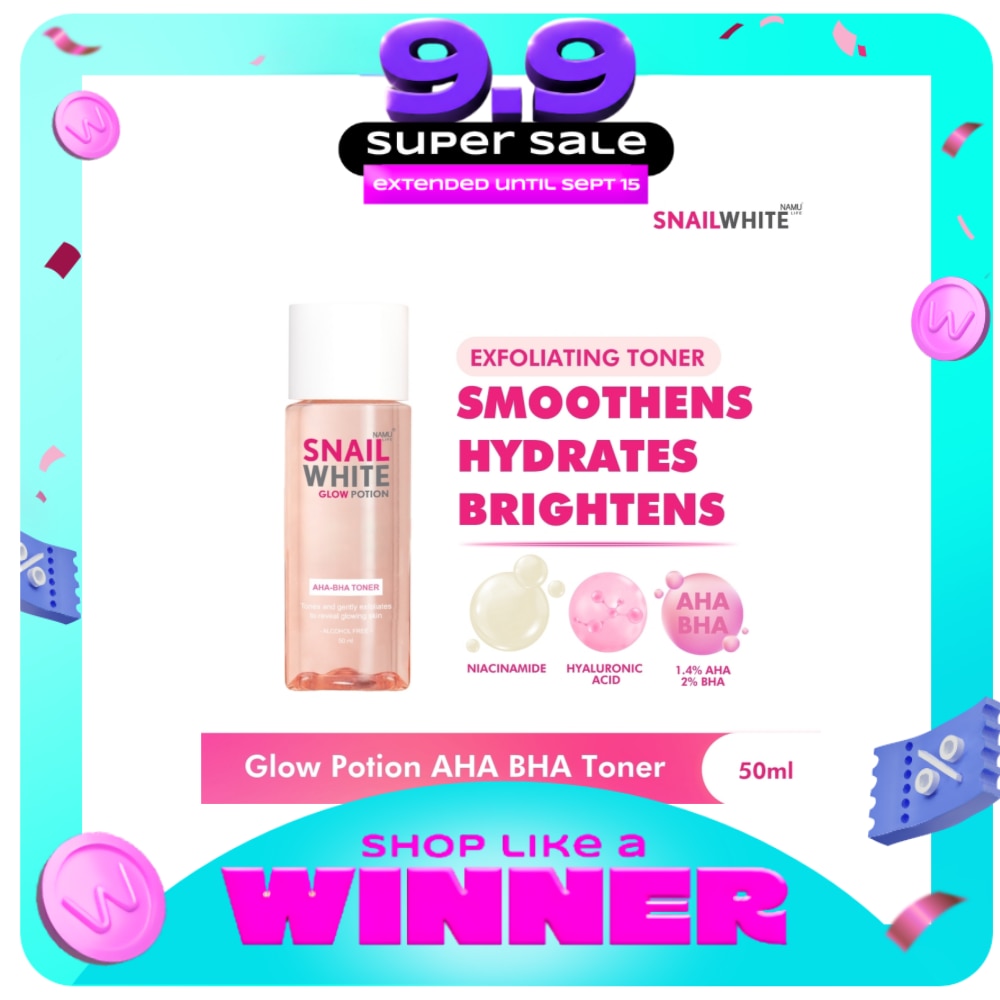 SNAILWHITE Glow Potion AHA-BHA Toner 50ml image