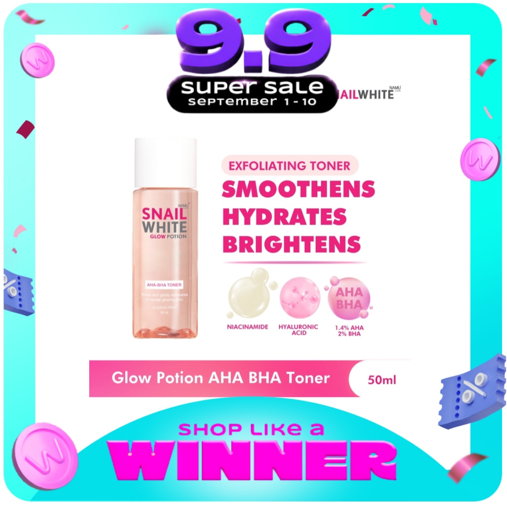 SNAILWHITE Glow Potion AHA-BHA Toner 50ml image