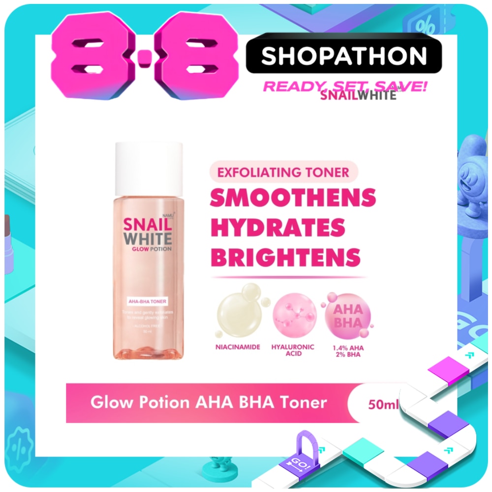 SNAILWHITE Glow Potion AHA-BHA Toner 50ml image