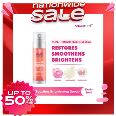 SNAILWHITE SNAILWHITE Double Boosting Brightening Serum 40ml + 40ml