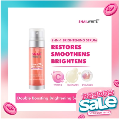SNAILWHITE SNAILWHITE Double Boosting Brightening Serum 40ml + 40ml image