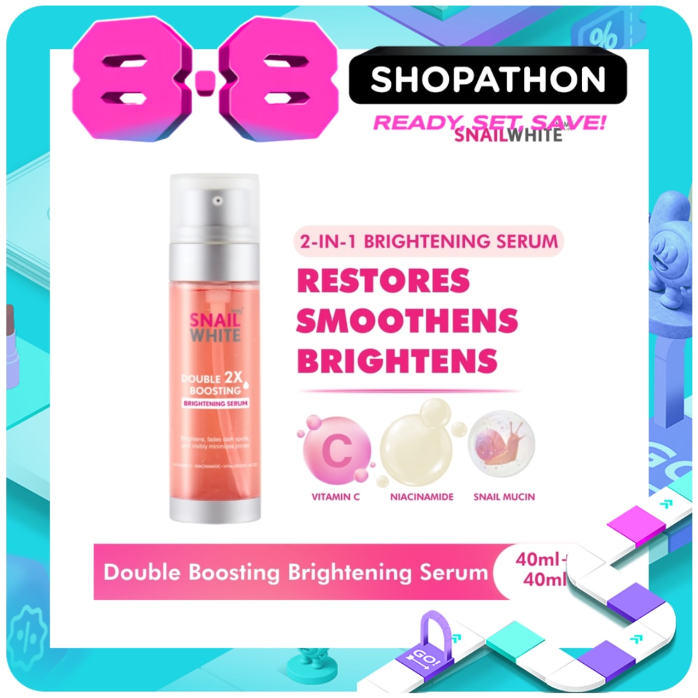 SNAILWHITE Double Boosting Brightening Serum 40ml + 40ml image