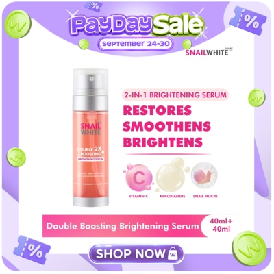 SNAILWHITE SNAILWHITE Double Boosting Brightening Serum 40ml + 40ml image