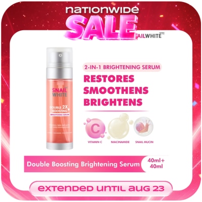 SNAILWHITE - SNAILWHITE Double Boosting Brightening Serum 40ml + 40ml image