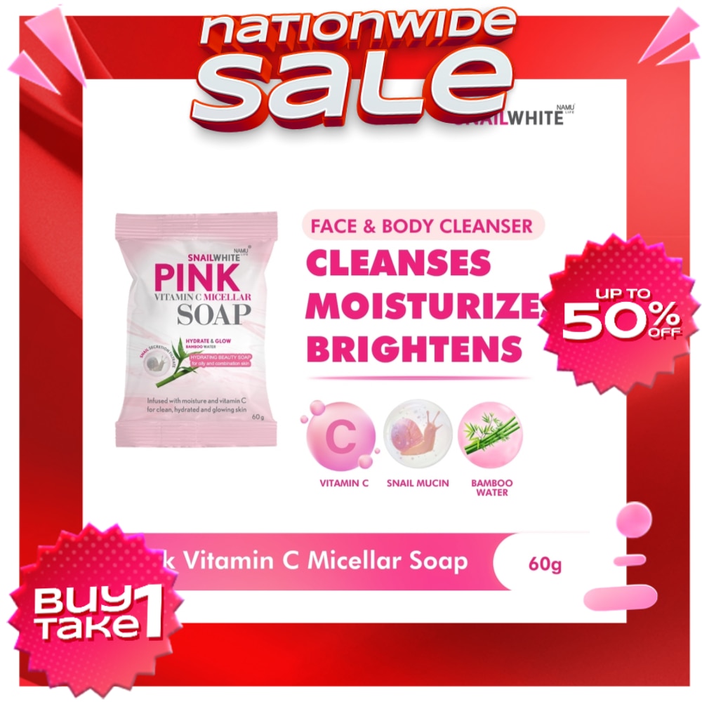 Pink Vitamin C Micellar Soap 60g