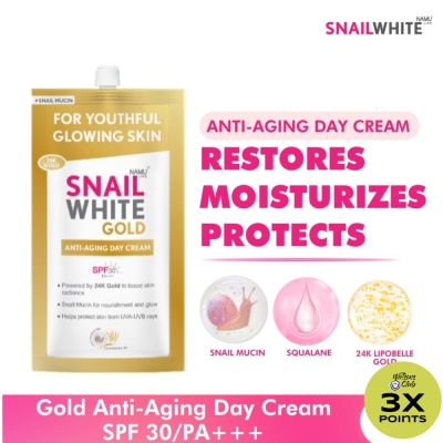 SNAILWHITE Gold Anti-Aging Day Cream SPF 30/PA+++ 7ml