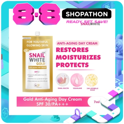 SNAILWHITE - Gold Anti-Aging Day Cream SPF 30/PA+++ 7ml image