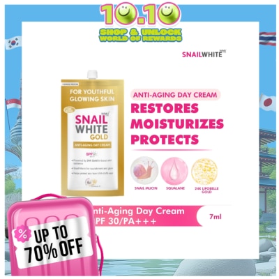 SNAILWHITE Gold Anti-Aging Day Cream SPF 30/PA+++ 7ml