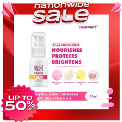 SNAILWHITE Everyday Glow Sunscreen SPF 50+/PA++++ 50ml
