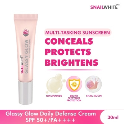 SNAILWHITE SNAILWHITE GLASSY GLOW DAILY DEFENSE CREAM 30ML