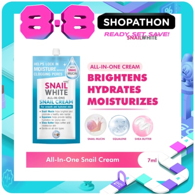 SNAILWHITE - SNAILWHITE All In One Snail Cream 7ml image