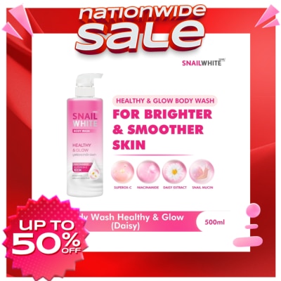 SNAILWHITE SNAILWHITE HEALTHY & GLOW BODY WASH 500ML