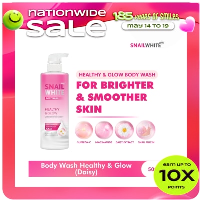 SNAILWHITE - SNAILWHITE HEALTHY & GLOW BODY WASH 500ML