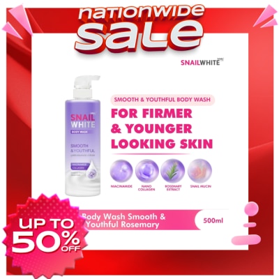 SNAILWHITE SNAILWHITE Smooth & Youthful Body Wash 500ml